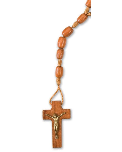 Wooden Crucifix Rosary