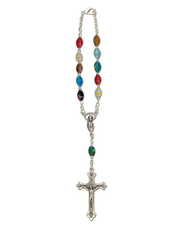 Multi Coloured Auto Rosary