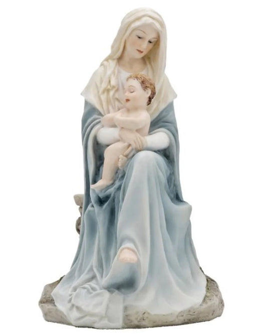 Madonna & Child Statue 6"