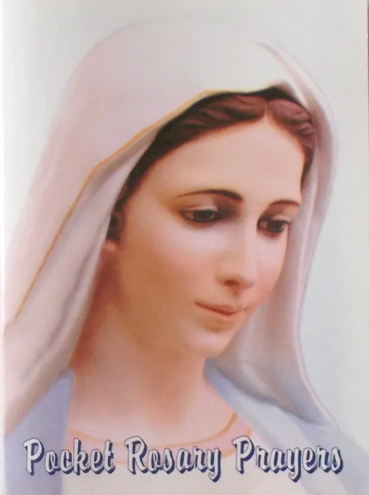 Pocket Rosary Prayers Pamphlet