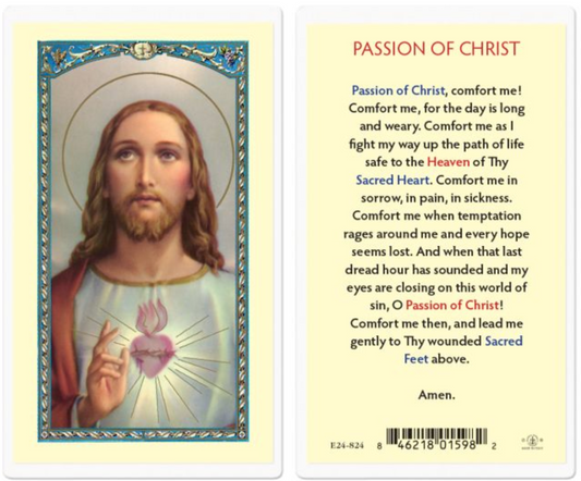 Passion of Christ Holy Card