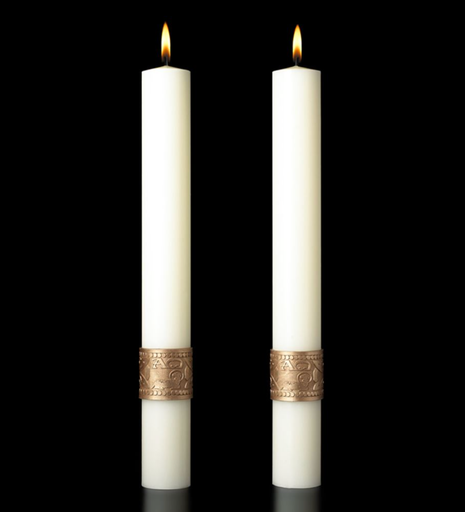 Complementing Paschal Candles: Cross of Erin