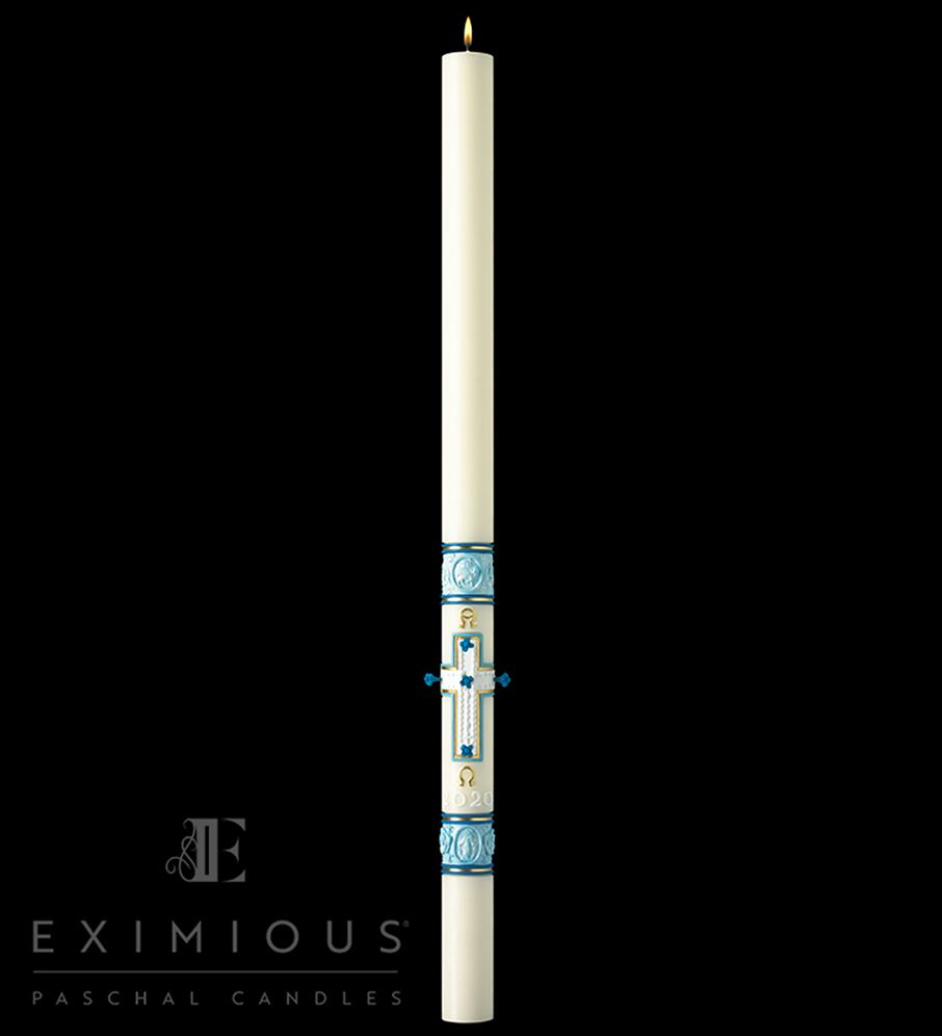 Paschal Candle: Most Holy Rosary