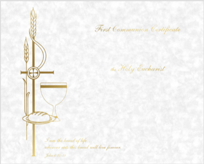 Parchment Collection: First Communion Certificates