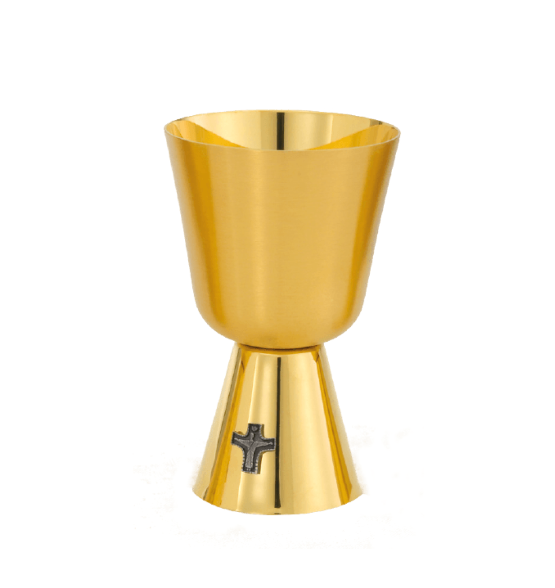 24K Gold-Plated Satin Communion Cup 11oz