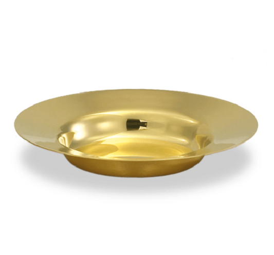 Patena de pozo hondo de oro de 24K - 6⅜"
