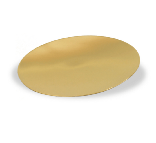 Patena de escamas de oro de 24 quilates - 7"