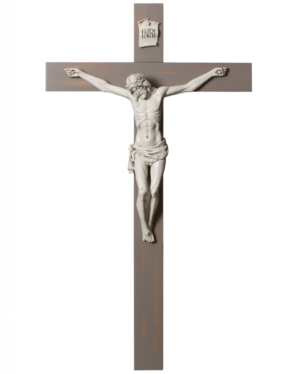 Fontanini Grey Oak Crucifix 40"