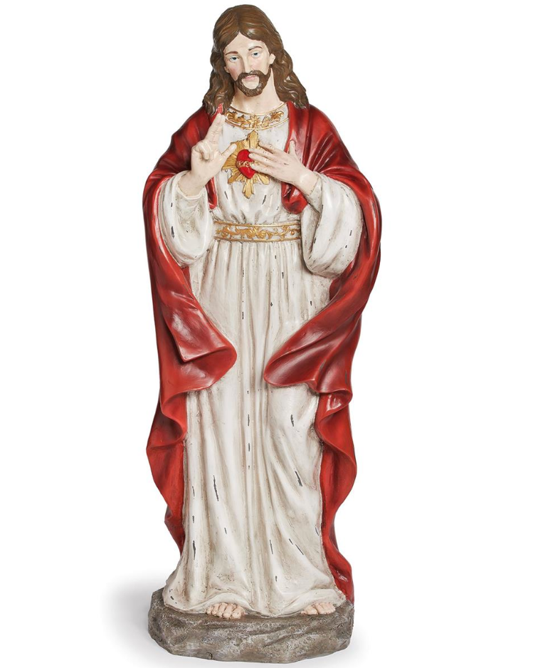 Sacred Heart of Jesus Statue 34"