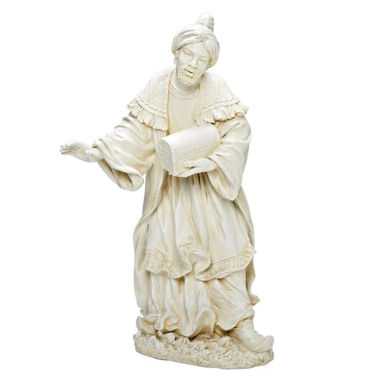 Indoor/Outdoor Ivory Nativity Set, 27" Scale