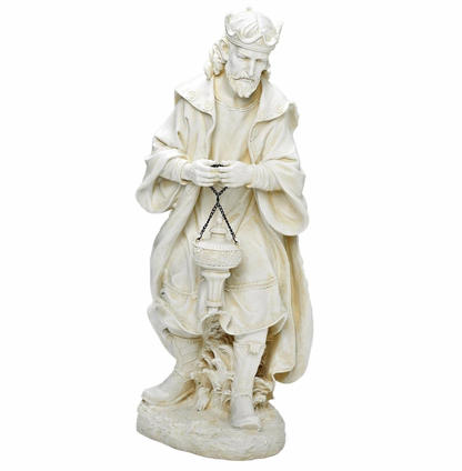 Indoor/Outdoor Ivory Nativity Set, 27" Scale