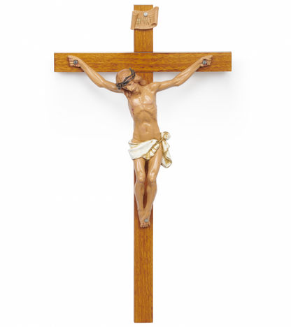 Classic Wood Crucifix by Fontanini