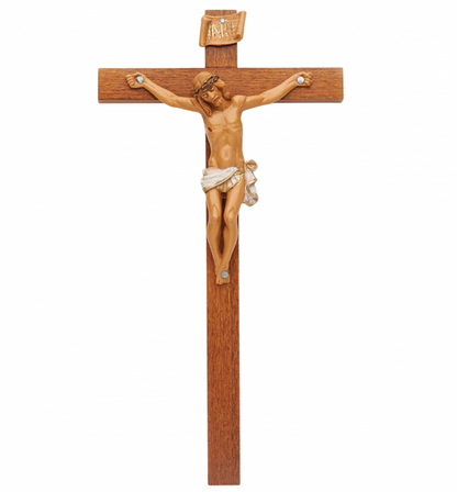 Classic Wood Crucifix by Fontanini