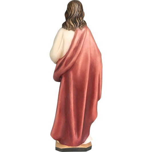 Sacred Heart of Jesus Hand-Painted Sculpture, 60cm