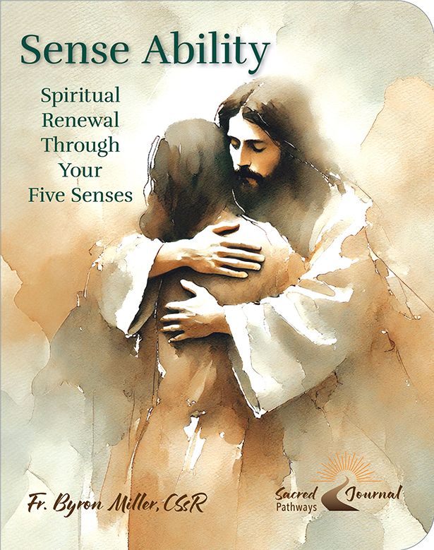 Book cover of 'Sense Ability' with an illustration of two people embracing on a beige background.