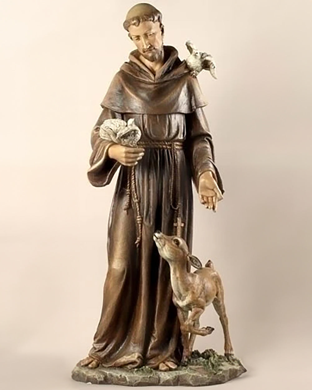Estatua de San Francisco de Asís 92,7 cm
