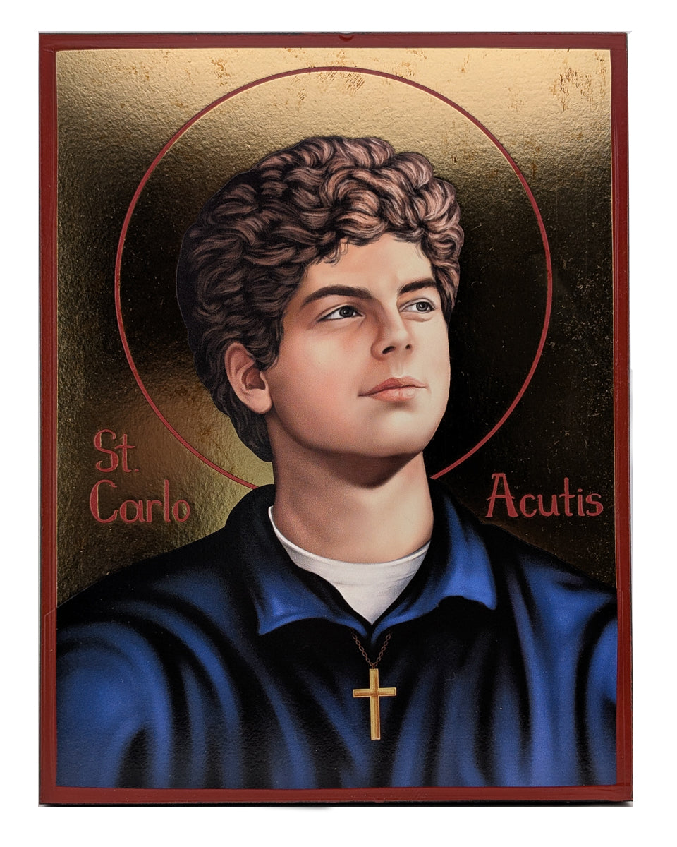 Ícono de San Carlo Acutis