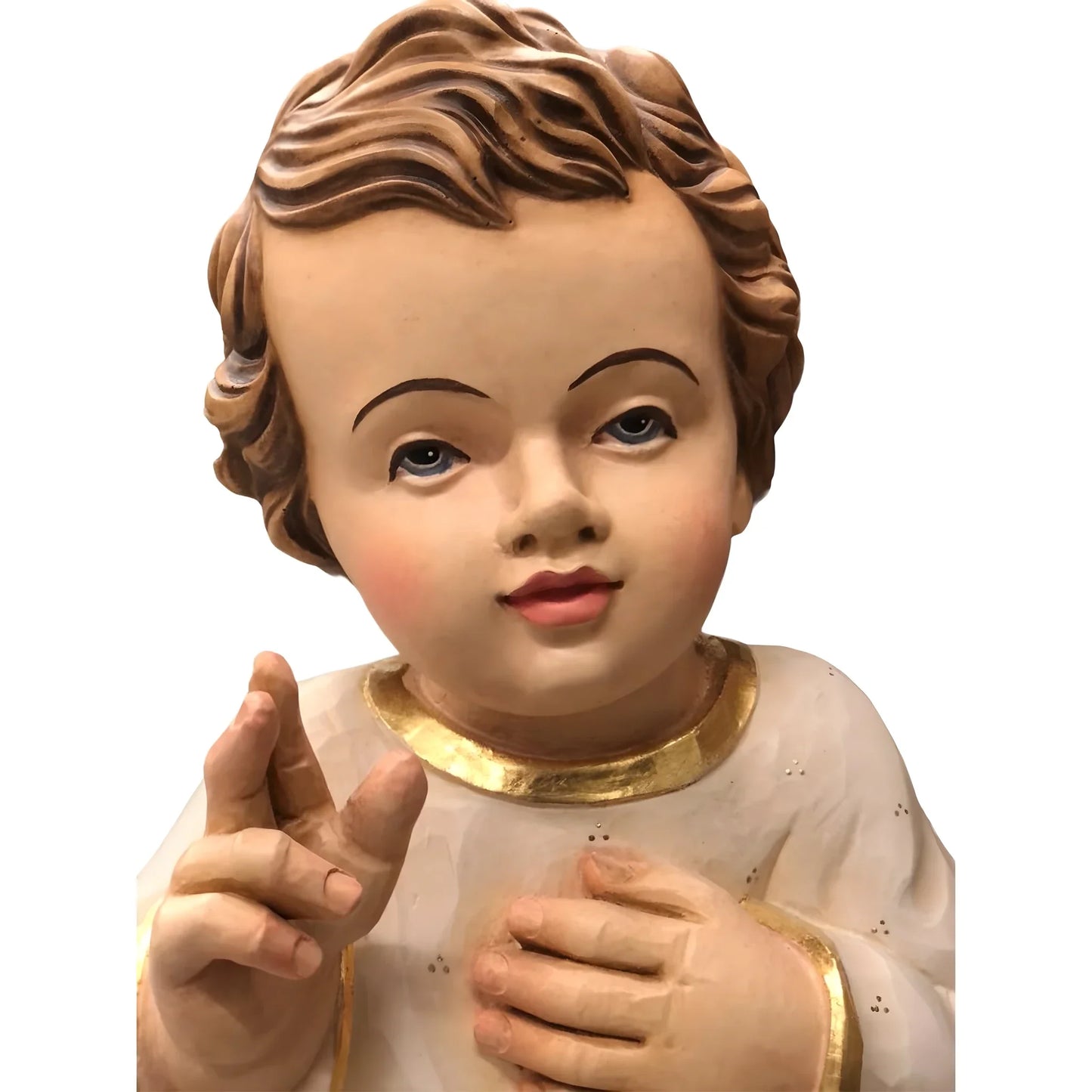 Notre-Dame de l'Espérance avec l'Enfant Jésus, Statue Peinte à la Main, 60 cm