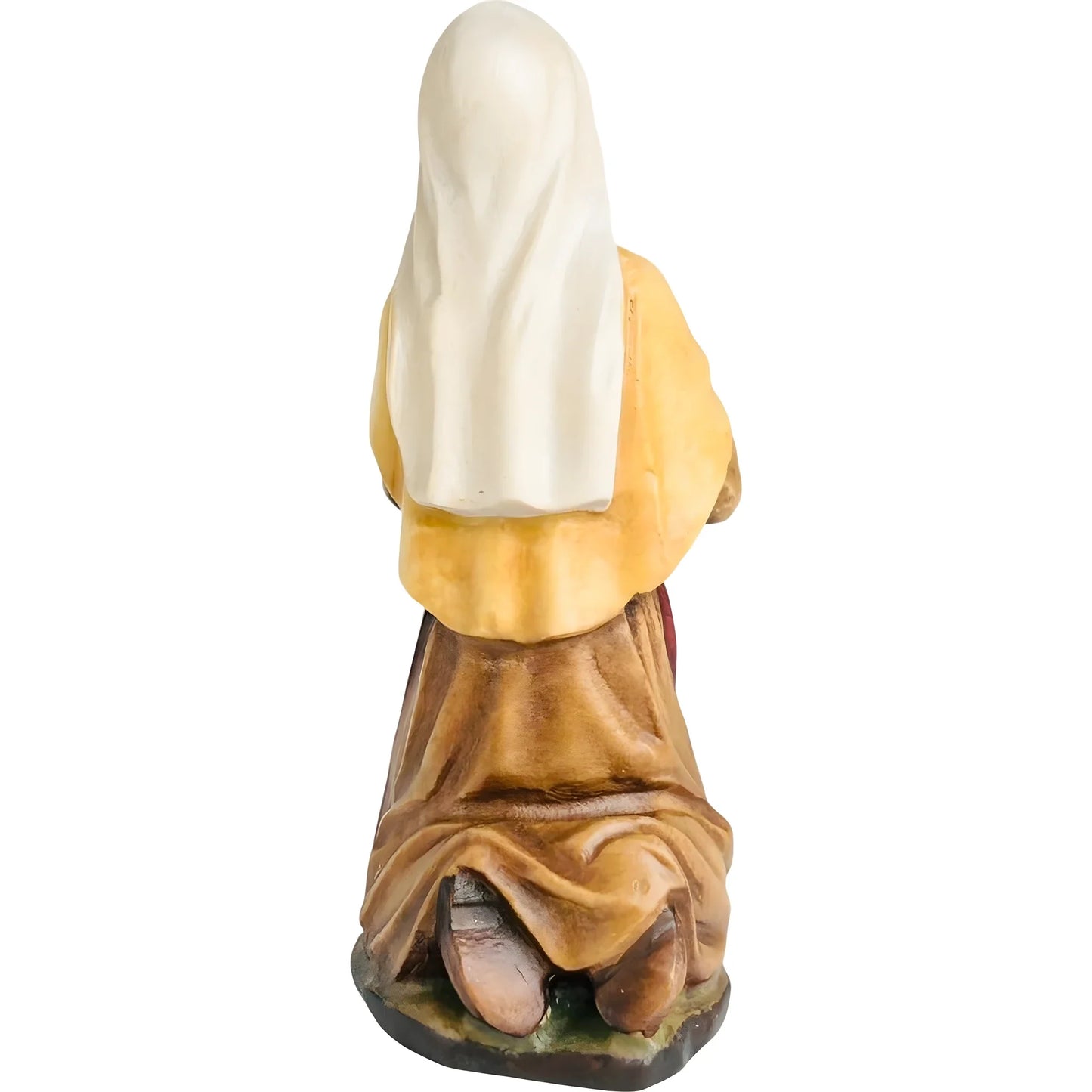 Santa Bernadette arrodillada Madera de Val Gardena | Escultura Sacra