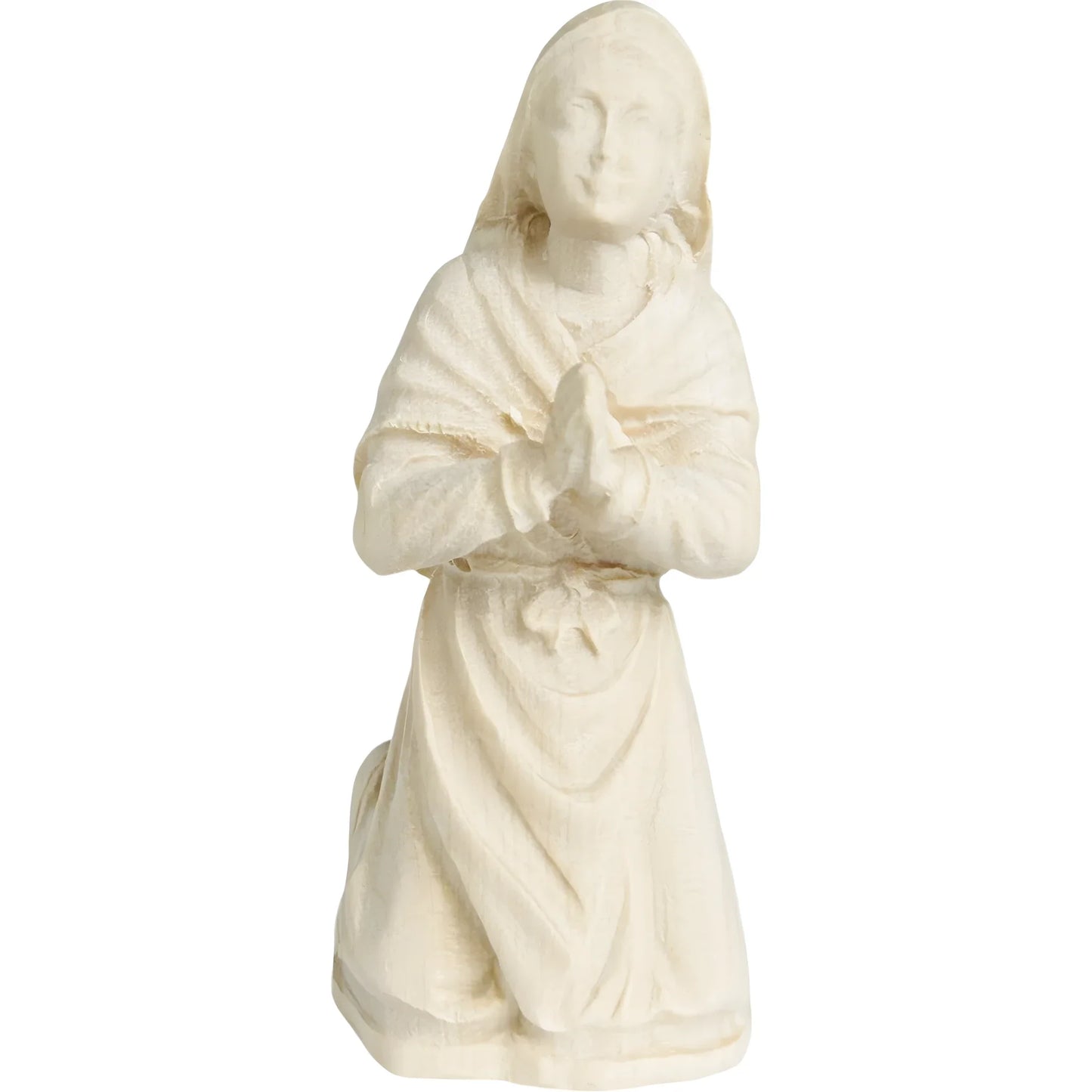 Santa Bernadette arrodillada Madera de Val Gardena | Escultura Sacra
