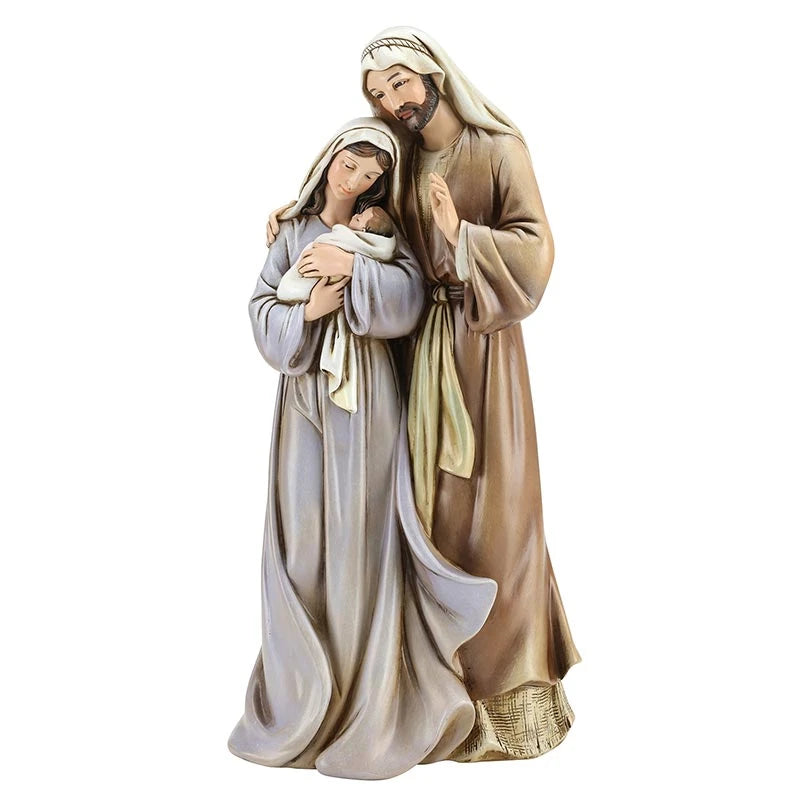 Holy Family Statue 12.25"