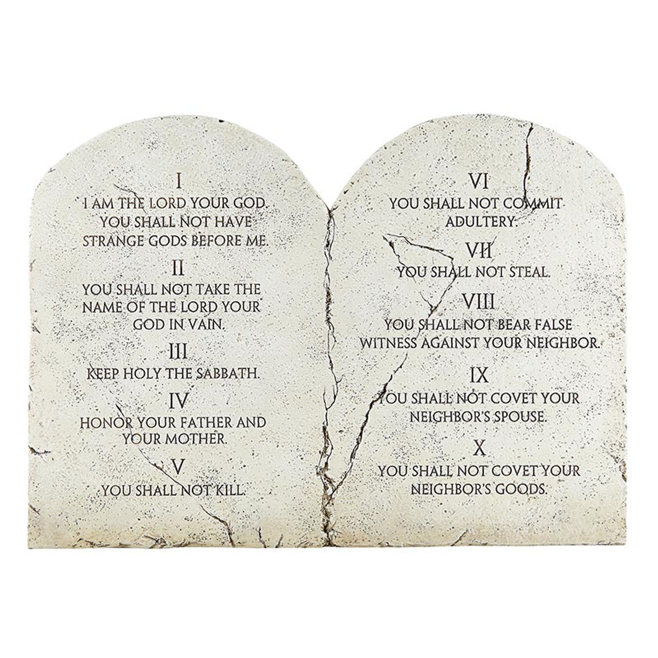 Ten Commandments Statue 12"