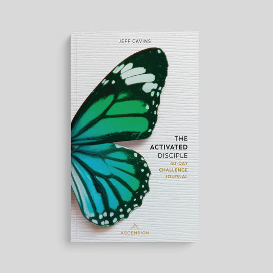 Book cover with a green and blue butterfly on a light gray background