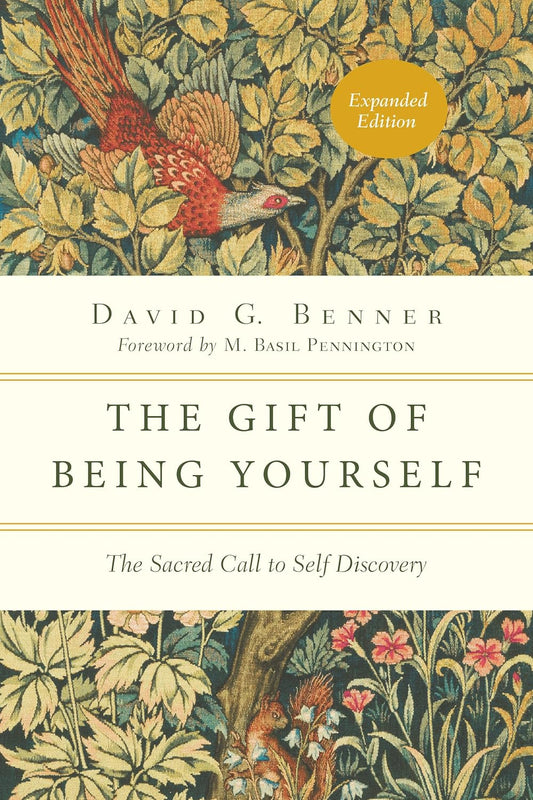 Book cover of 'The Gift of Being Yourself' with nature-themed design