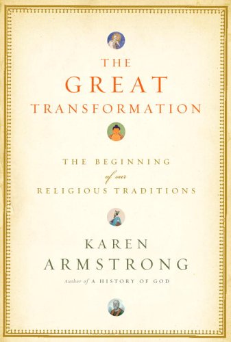 Book cover of 'The Great Transformation' by Karen Armstrong on a beige background