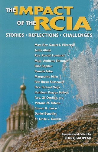 Book cover of 'The Impact of the RCIA' with a blue sky and building in the background
