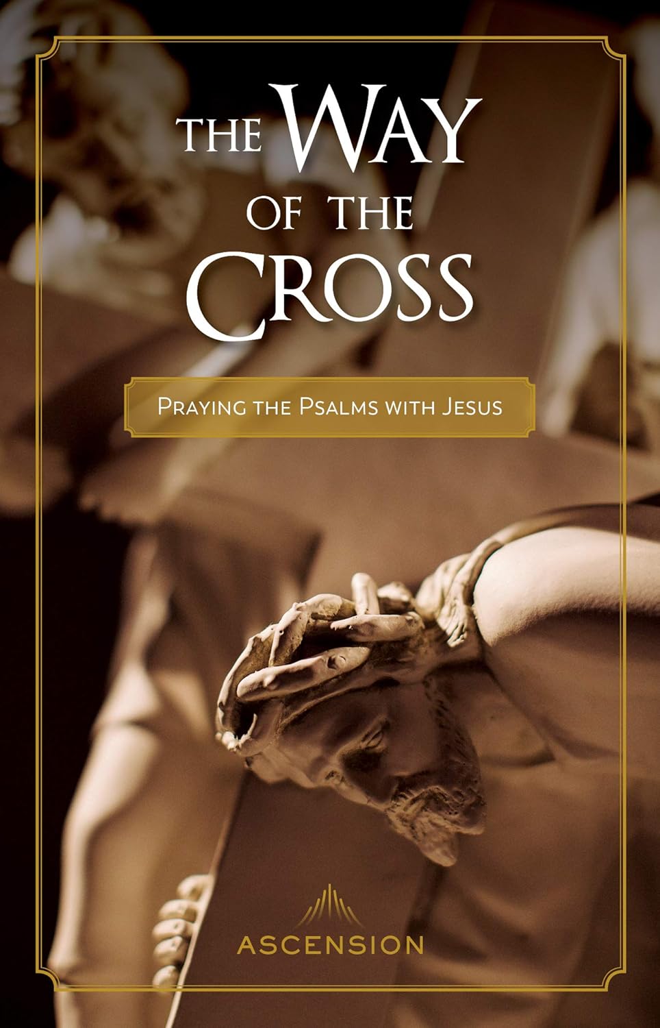 Book cover of 'The Way of the Cross' with a person holding a cross and text overlay.