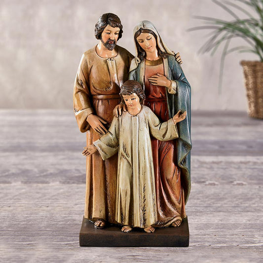 8" H Holy Family Statue