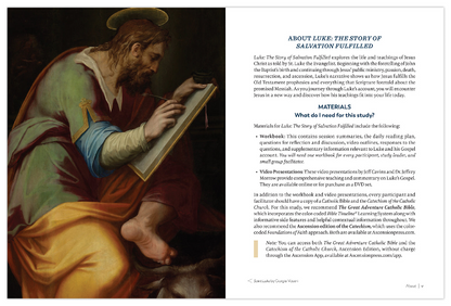 Luke: The Story of Salvation Fulfilled (Workbook)