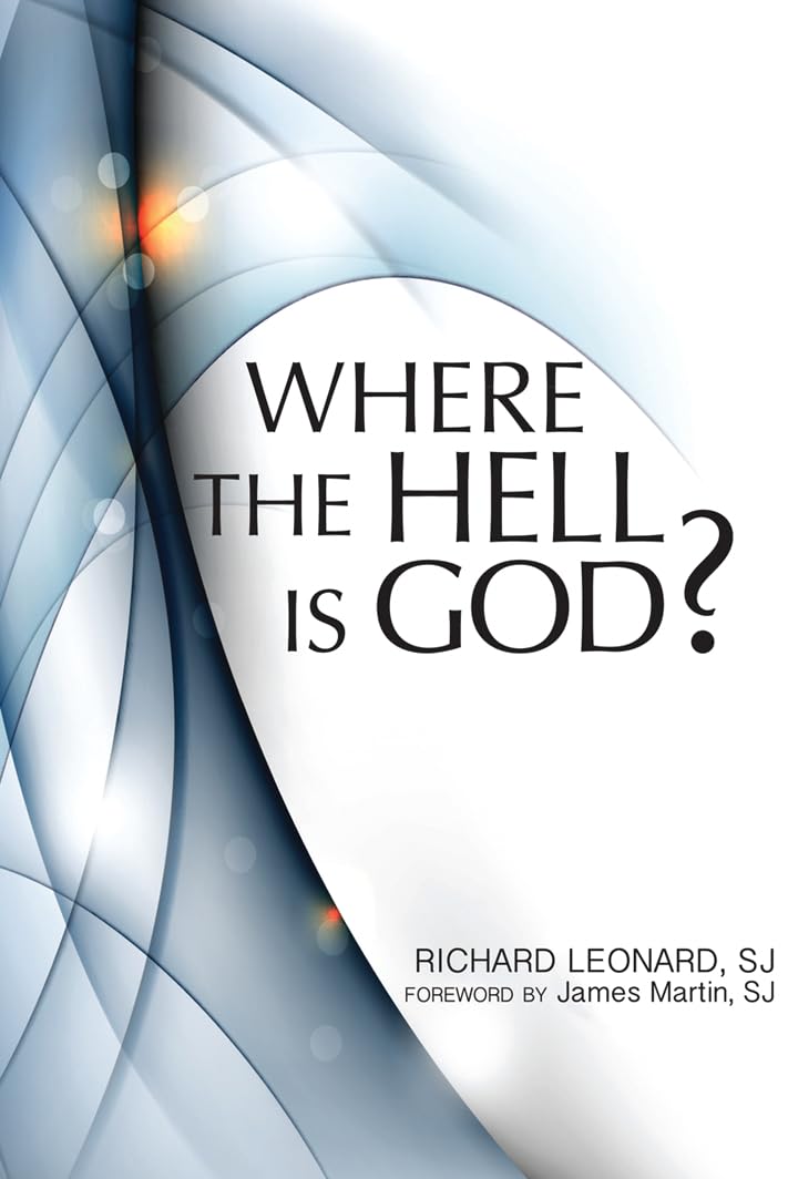 Book cover of 'Where the Hell is God?' with abstract design
