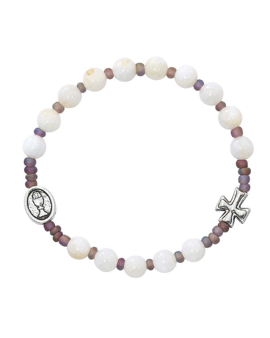 White River Rock Communion Bracelet