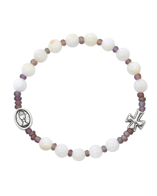 White River Rock Communion Bracelet