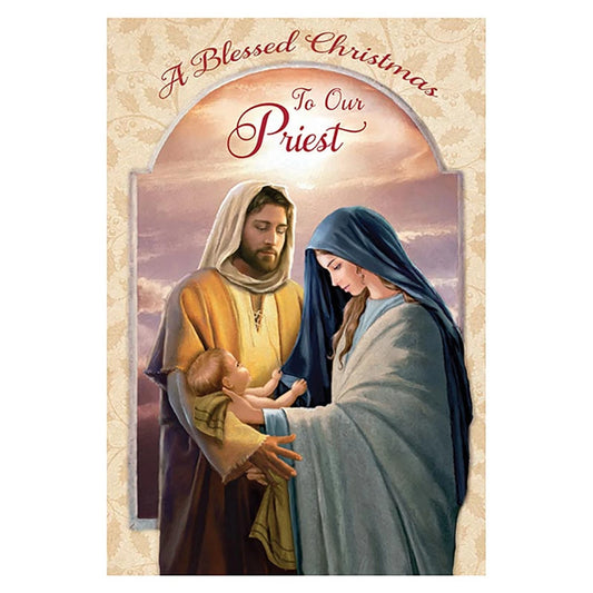 A Blessed Christmas to Our Priest Greeting Card