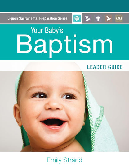 Book cover of 'Your Baby's Baptism' with a baby photo and title text.