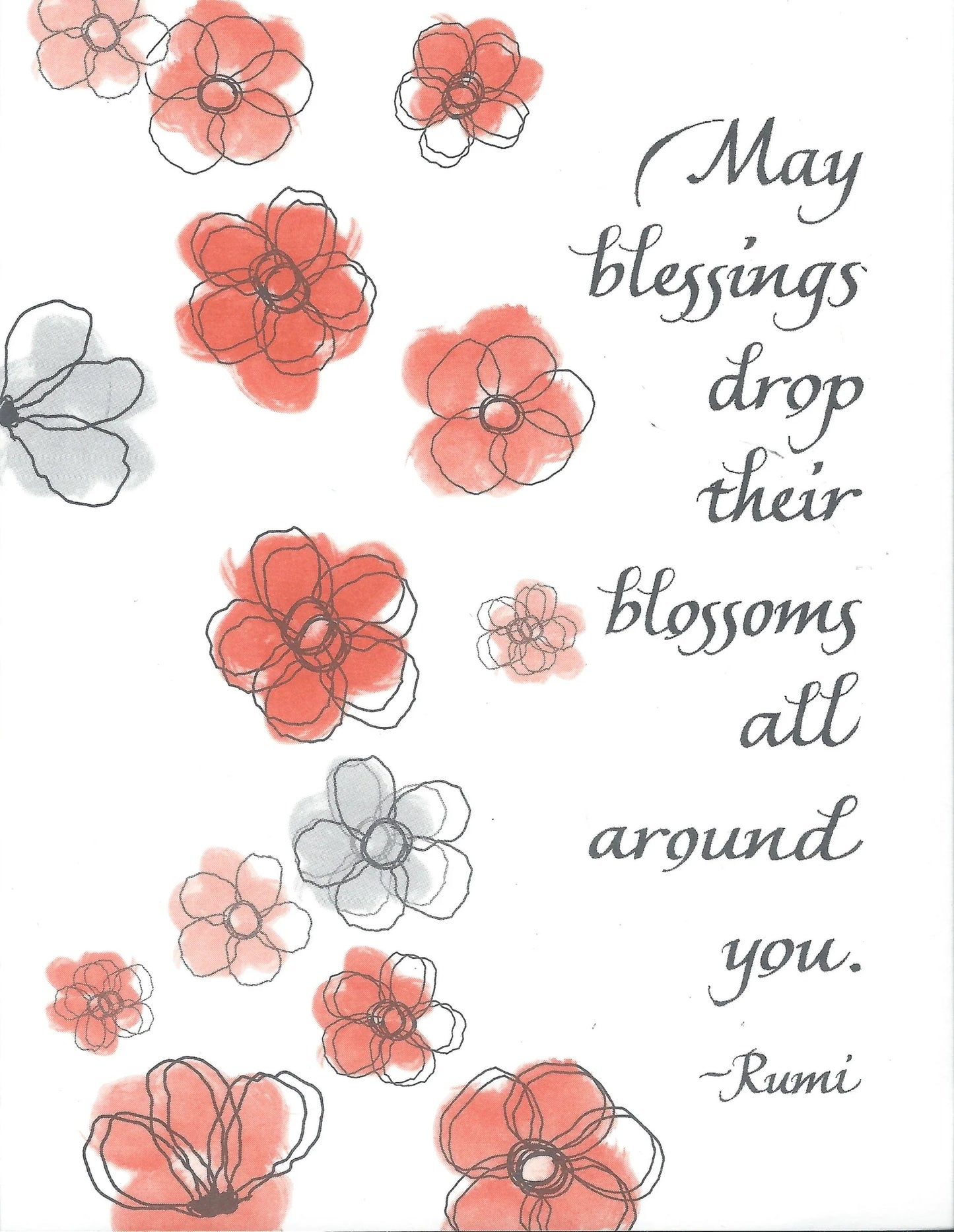 Rumi Blessings Greeting Card