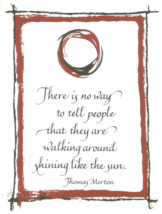 Thomas Merton Greeting Card