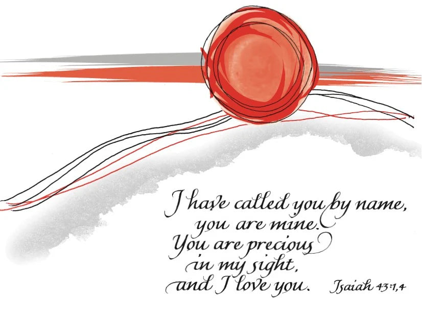 Isaiah 43:1,4 Greeting Card