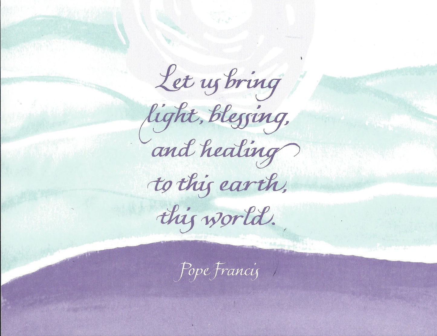 Pope Francis Greeting Card