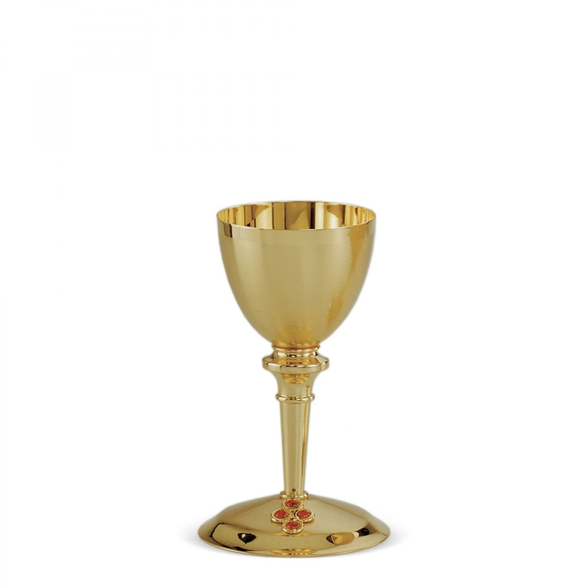 Chalice In Brass With Gold Finishing