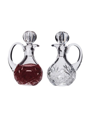 Lead Crystal Cruets 4oz