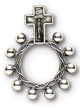 Rosary Ring with Crucifix