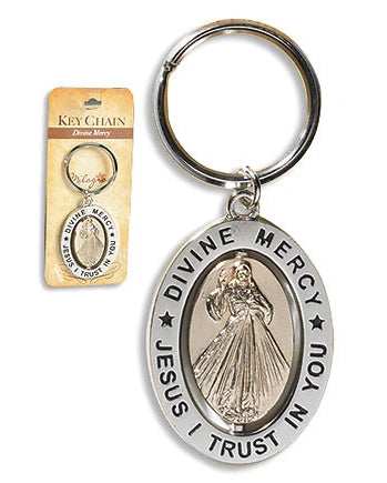 Two-Tone Saint Keychains