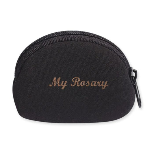 Black Neoprene Rosary Case