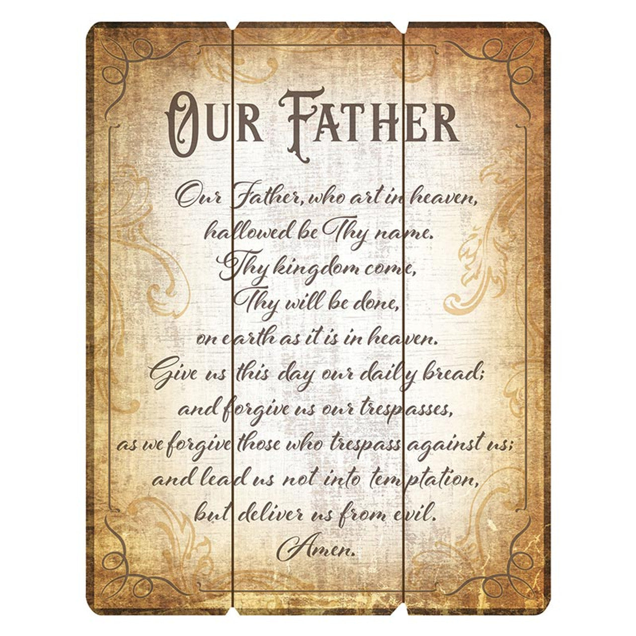 Lord's Prayer Plaque