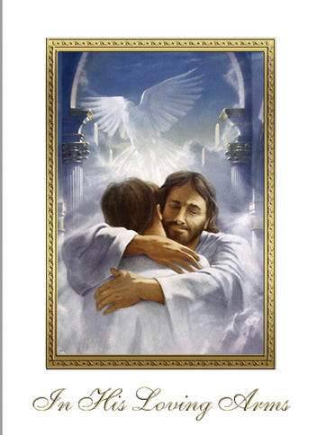 Mass Cards: In His Loving Arms
