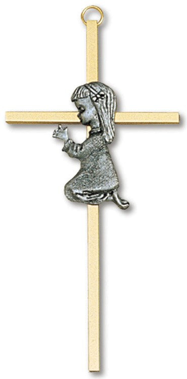 Praying Girl Cross